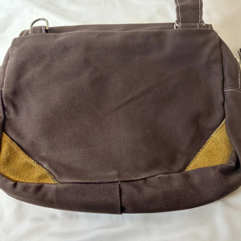Sea Bag Canvas Messenger Laptop Bag Brown Tan Crossbody Satchel Travel Work Tote